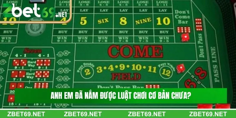 Anh em đã nắm được luật chơi cơ bản chưa?